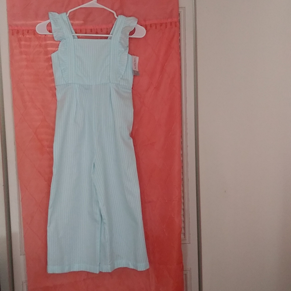 Little Girls - Size 8 Carter's striped jumpsuit